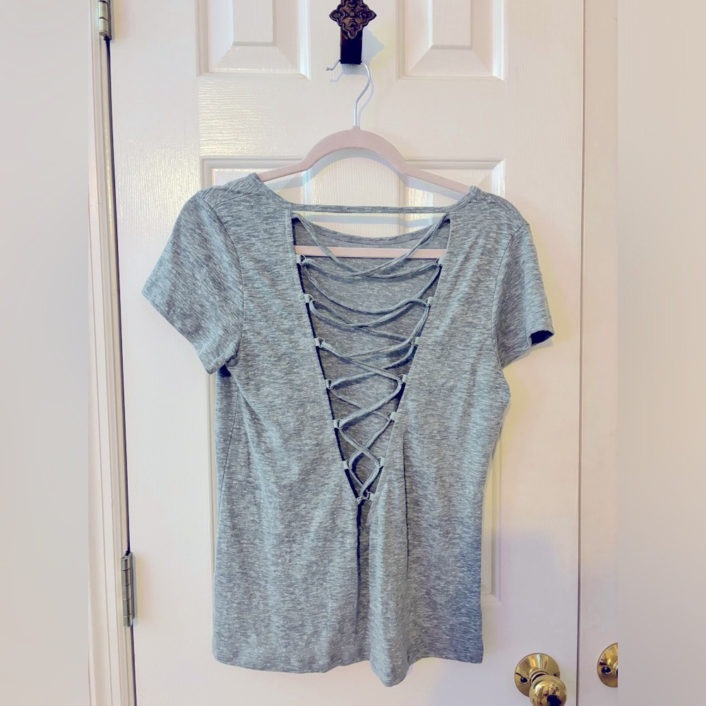 Open Back Tee - Picture 2 of 3